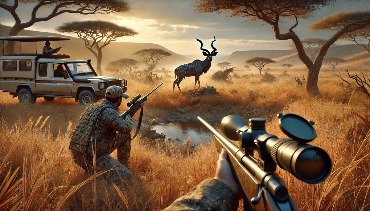 Preparing for hunting season in South Africa