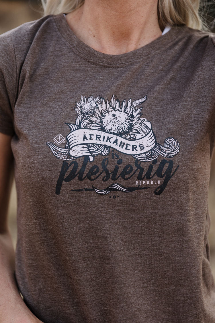 Afrikaners is Plesierig T-shirt (Ladies)