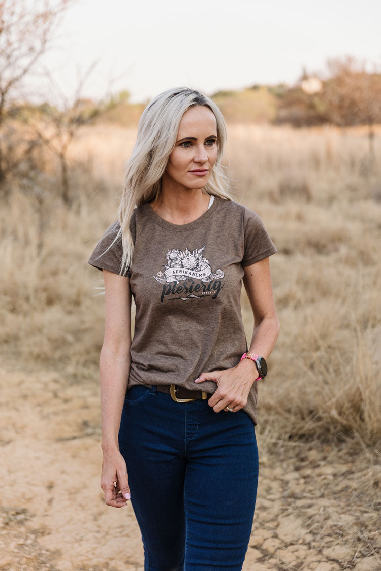 Afrikaners is Plesierig T-shirt (Ladies)