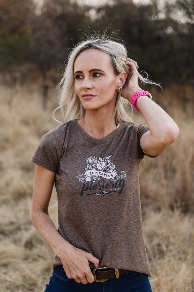 Afrikaners is Plesierig T-shirt (Ladies)