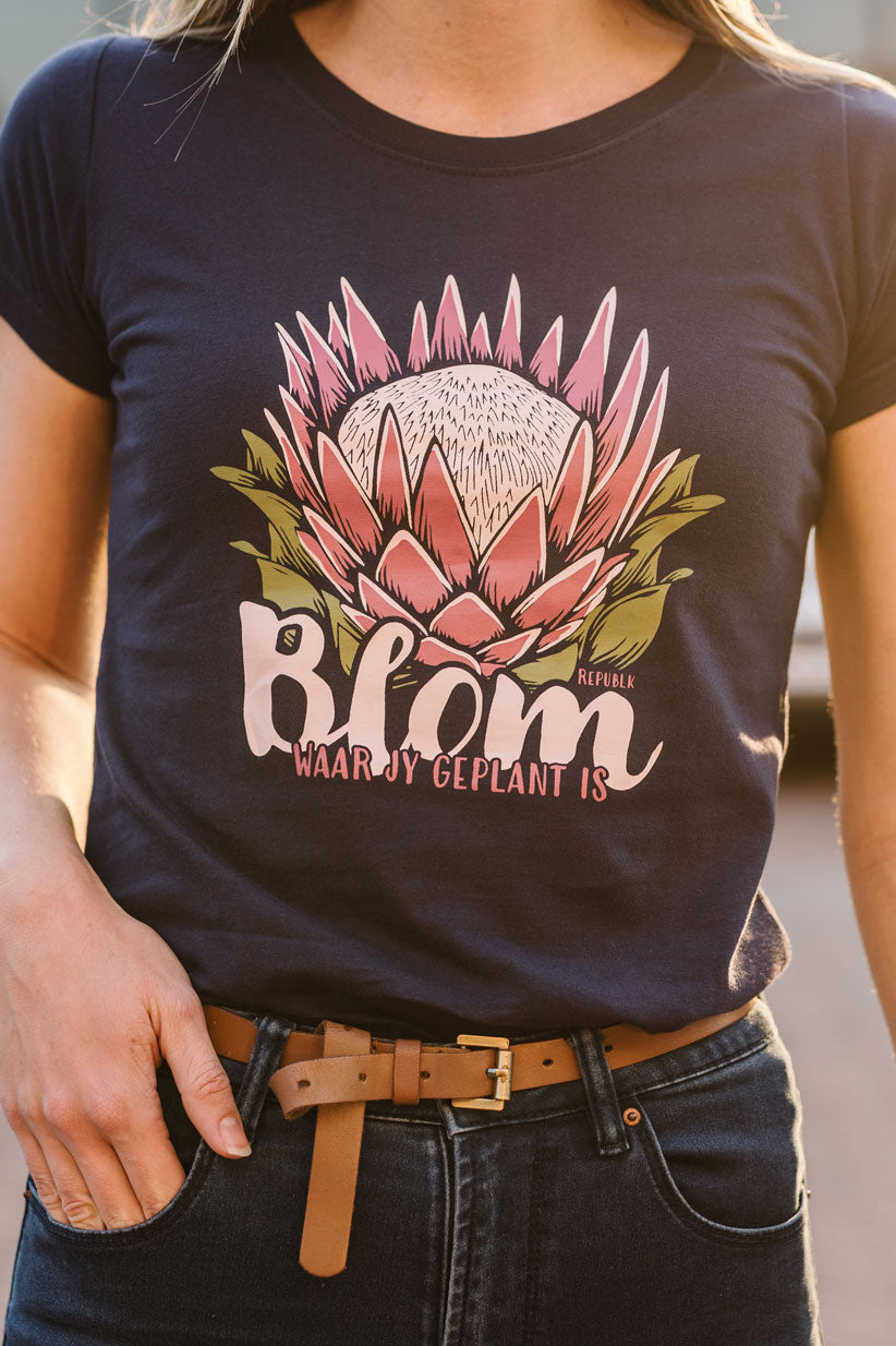Blom Waar Jy Geplant Is T-hemp