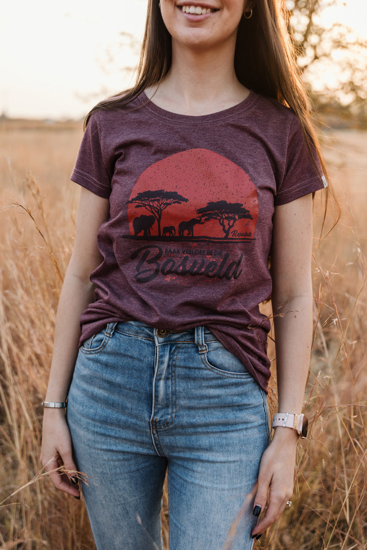 Raak Verlore in die Bosveld T-shirt