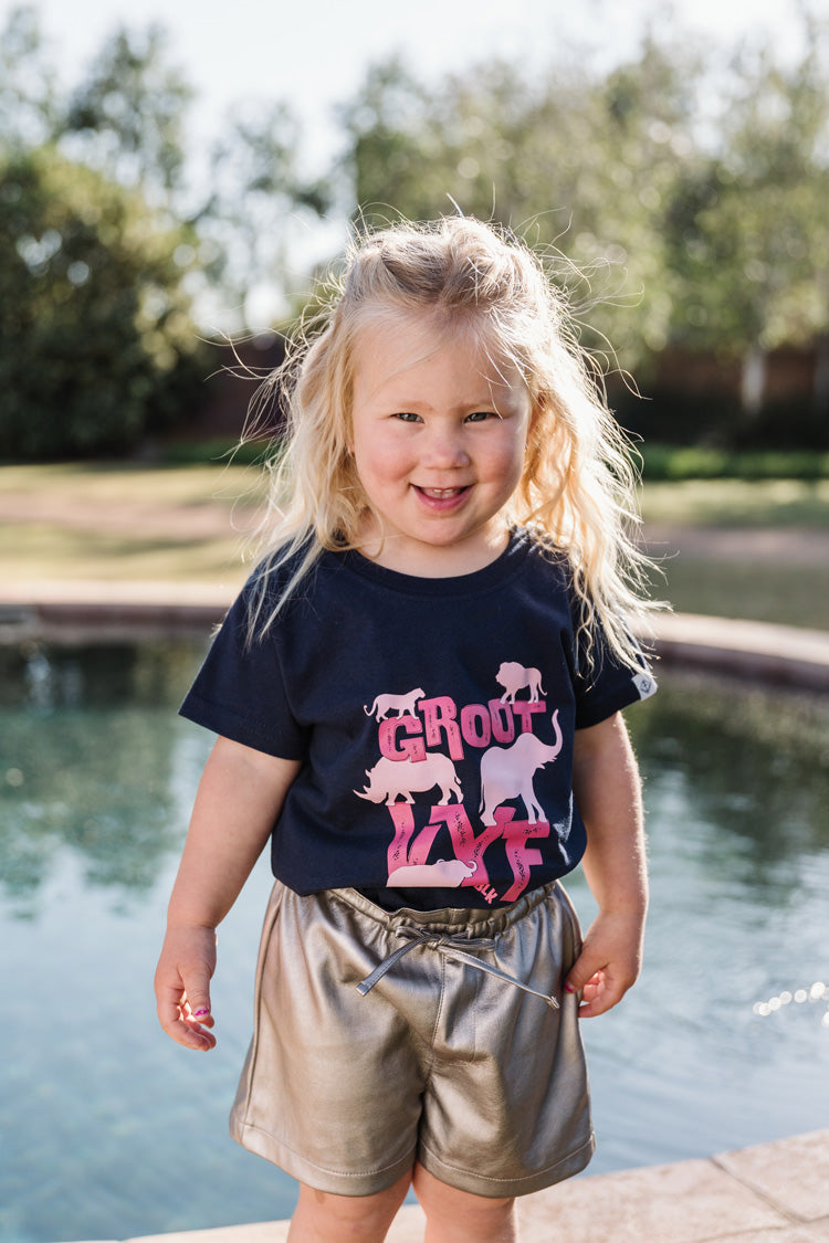 Groot Vyf  T-Hemp - Navy (Kinders)