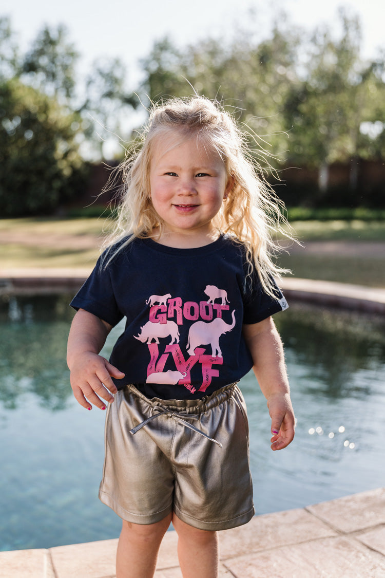 Groot Vyf  T-Hemp - Navy (Kinders)