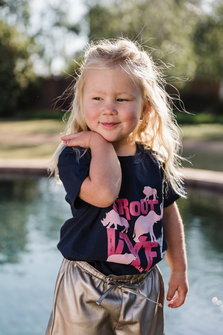 Groot Vyf  T-Hemp - Navy (Kinders)