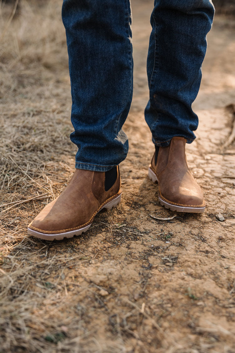Lion's Head Leather Boots
