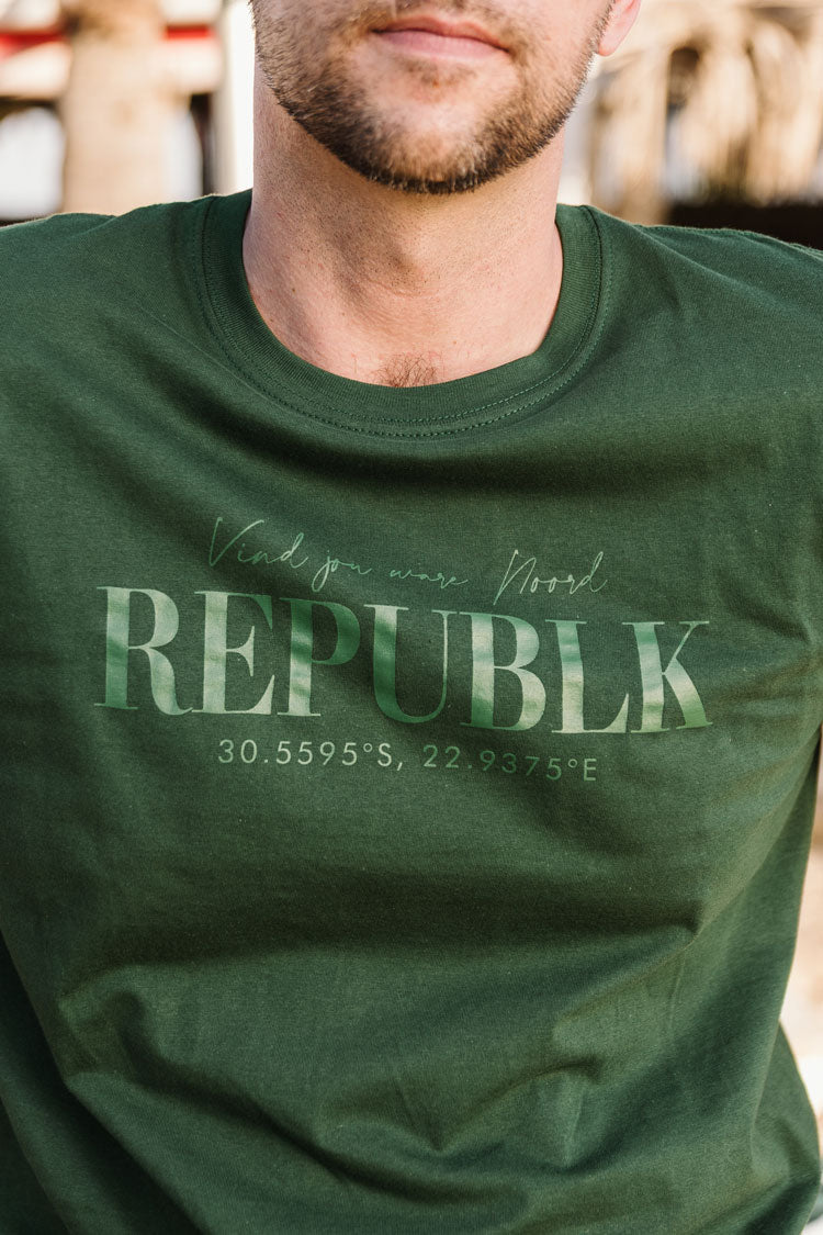 Republk Vind Jou Ware Noord T-hemp - Groen